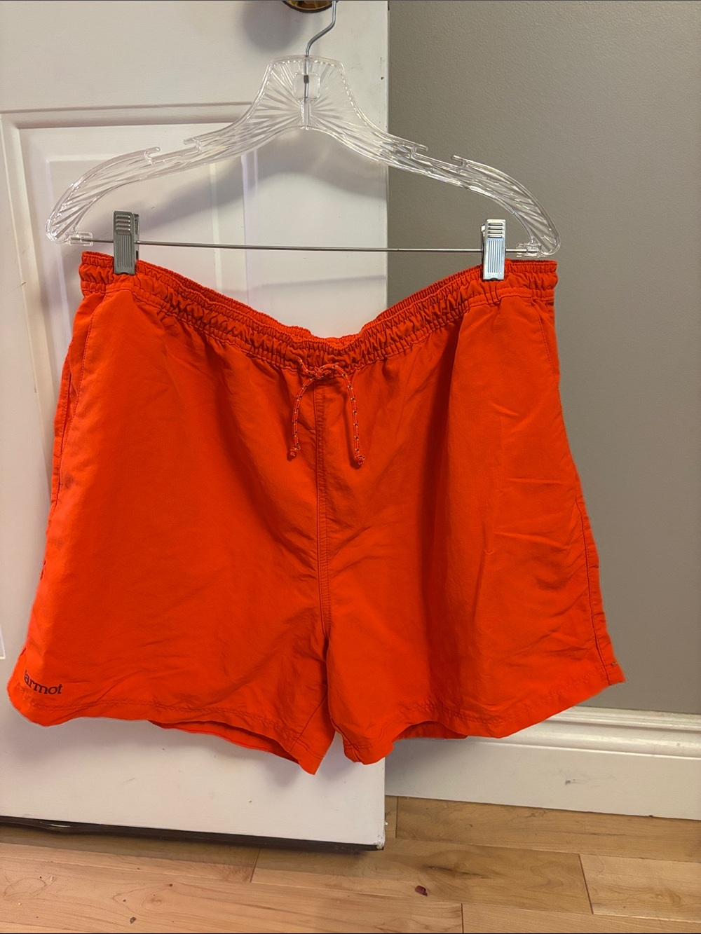 Marmot Bright Orange Women's Athletic Drawstring Shorts